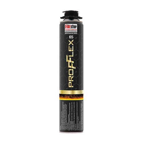 Противопожарная монтажная пена PROFFLEX FIRESTOP 65 (850 мл)