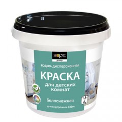 Краска водно-дисперсионная для детских комнат «НОРТ» белоснежная (1,3 кг)