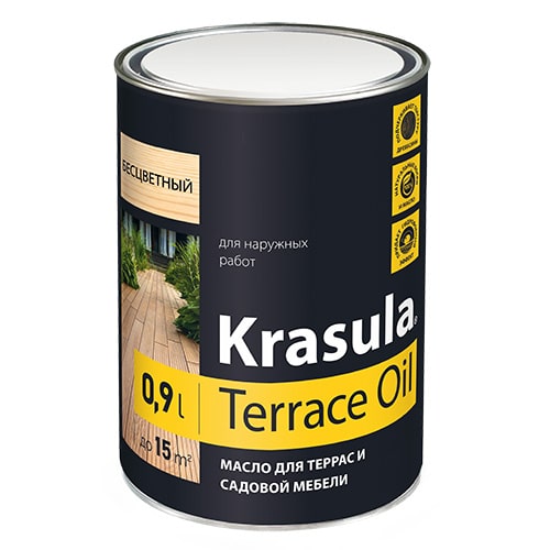 Масло для террас и садовой мебели Krasula-Terrase Oil