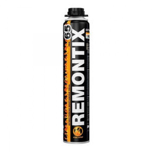Огнестойкая монтажная пена «Remontix Pro 65 Fire Stop» (850 мл)