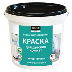 Краска водно-дисперсионная для детских комнат «НОРТ» белоснежная (4,5 кг)