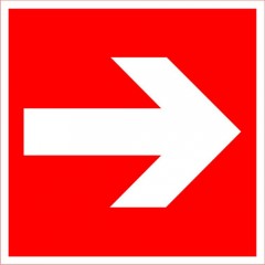 Знак F01-01 Направляющая стрелка