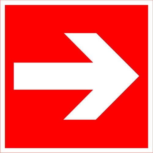 Знак F01-01 Направляющая стрелка