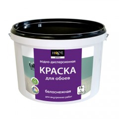 Краска водно-дисперсионная для обоев «НОРТ» белоснежная (15 кг)