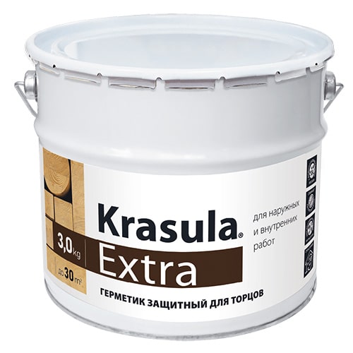 Герметик защитный для торцов Krasula-Extra (3 кг)