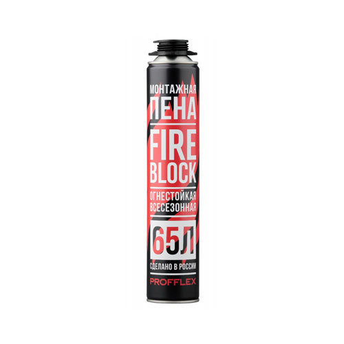Противопожарная пена PROFFLEX FIREBLOCK 65 (800 мл)