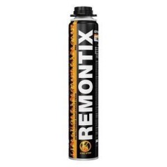 Огнестойкая монтажная пена «Remontix Pro Fire Stop» пистолетная (750 мл)