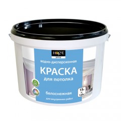 Краска водно-дисперсионная для потолков «НОРТ» белоснежная (15 кг)