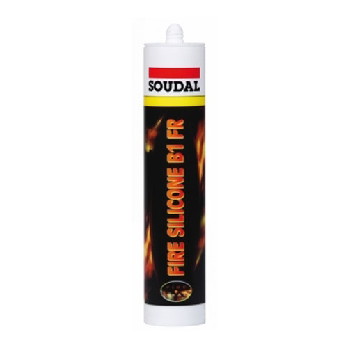 Огнестойкий силиконовый герметик «Soudal FireSilicone B1 FR»
