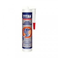 Высокотемпературный силиконовый герметик «Tytan Professional» красный (310 мл)