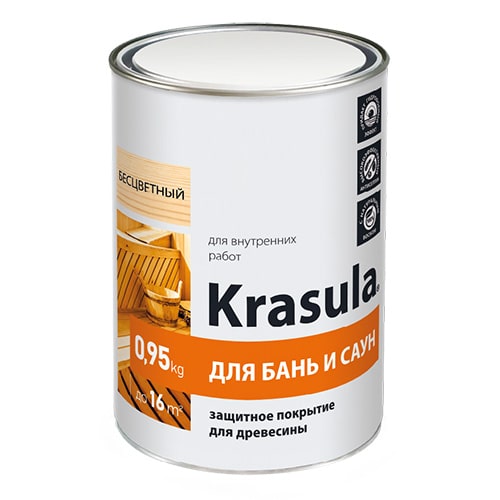 Защитный состав Krasula для бань и саун (0,95 кг)