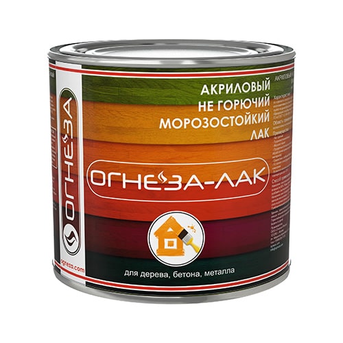 Лак акриловый ОГНЕЗА-ЛАК-ОД (2,4 л) глянцевый